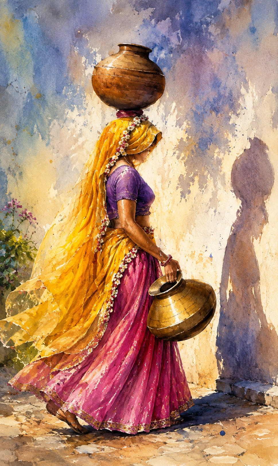 Portrait painting of a woman